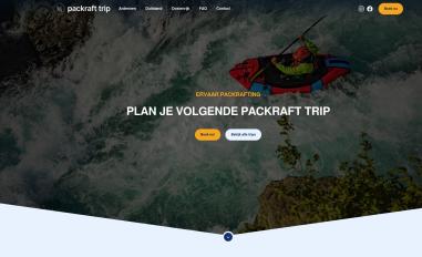 Schermafbeelding van packrafttrip.com