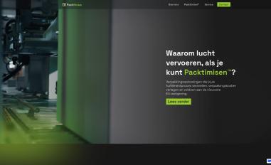 Schermafbeelding van packticus.webflow.io