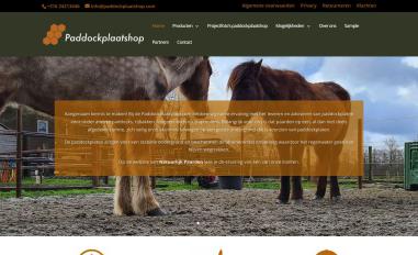 Schermafbeelding van paddockplaatshop.com