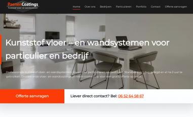 Schermafbeelding van paenencoatings.nl