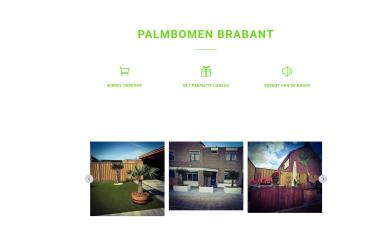 Schermafbeelding van palmbomenbrabant.nl