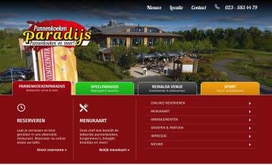 Schermafbeelding van pannenkoekenparadijs.nl