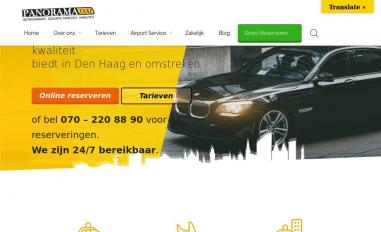 Schermafbeelding van panoramataxi.nl