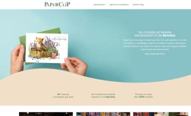 Schermafbeelding van paperclipcards.com