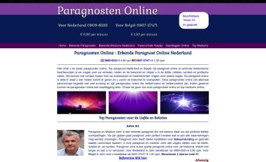 Schermafbeelding van paragnosten-online.nl