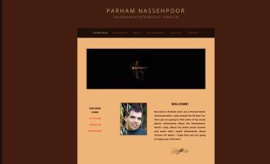 Schermafbeelding van parhamnassehpoor.com