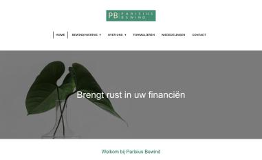 Schermafbeelding van parisiusbewind.nl