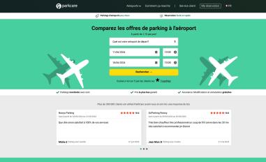 Schermafbeelding van parkcare.fr