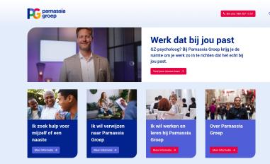 Schermafbeelding van parnassiagroep.nl