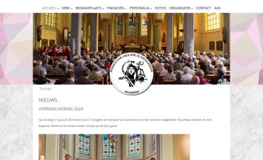 Schermafbeelding van parochiemaasbree.nl