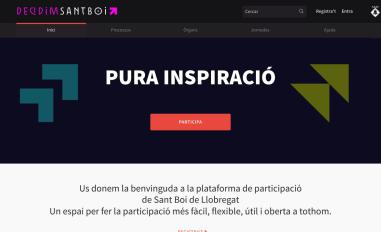 Schermafbeelding van participa.santboi.cat