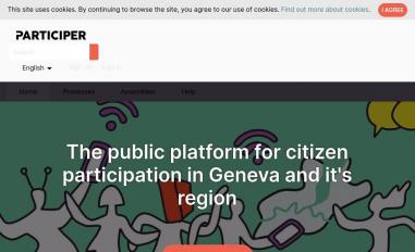 Schermafbeelding van participer.ge.ch