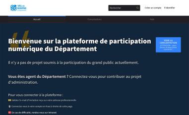 Schermafbeelding van participer.valdemarne.fr
