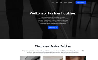 Schermafbeelding van partnerfacilities.nl