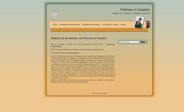 Schermafbeelding van partners-in-creation.nl
