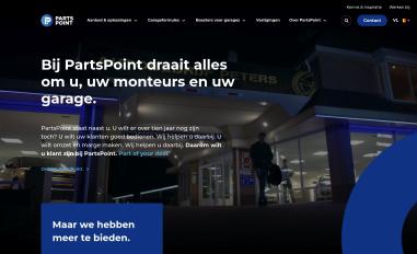 Schermafbeelding van partspoint.be