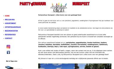 Schermafbeelding van partyverhuurnunspeet.nl