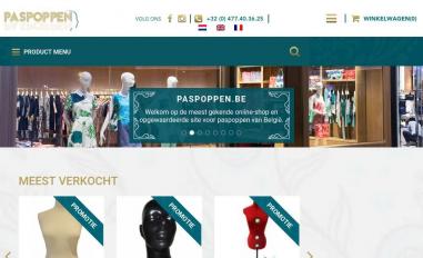 Schermafbeelding van paspoppen.be