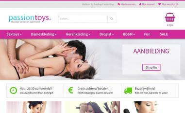 Schermafbeelding van passiontoys.nl
