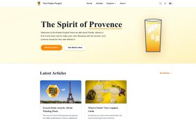 Schermafbeelding van pastisproject.com