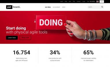 Schermafbeelding van patboard.com