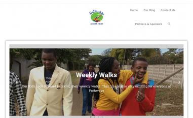 Schermafbeelding van pathwaysautismtrust.org