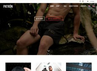 Schermafbeelding van patronwear.com