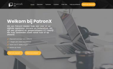 Schermafbeelding van patronx.nl