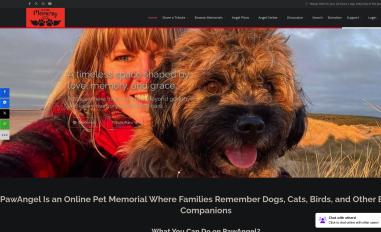 Schermafbeelding van pawangel.pet