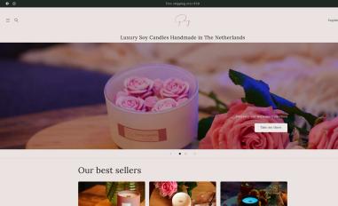 Schermafbeelding van pazcandle.com