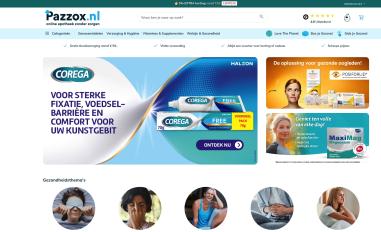 Schermafbeelding van pazzox.nl
