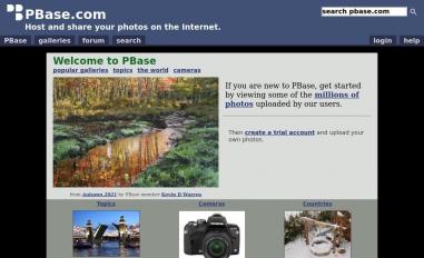 Schermafbeelding van pbase.com