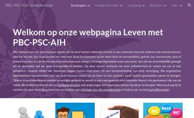 Schermafbeelding van pbc-psc-aih-vlaanderen.be