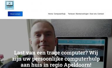 Schermafbeelding van pc-opruimen.nl