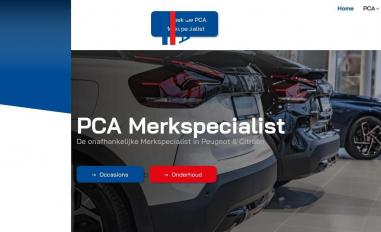Schermafbeelding van pcamerkspecialist.nl