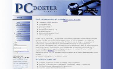 Schermafbeelding van pcdokterutrecht.nl