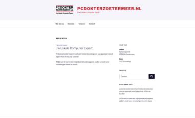 Schermafbeelding van pcdokterzoetermeer.nl