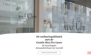 Schermafbeelding van peachclinic.nl