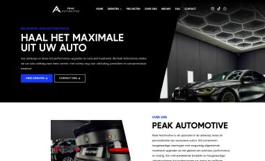 Schermafbeelding van peakautomotive.nl