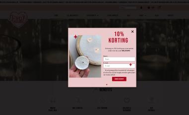 Schermafbeelding van pearlcandles.nl