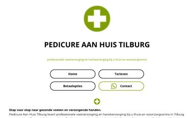 Schermafbeelding van pedicureaanhuistilburg.nl
