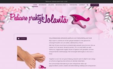 Schermafbeelding van pedicurepraktijkjolanta.nl