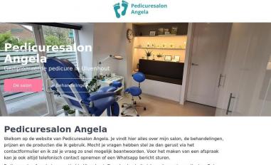 Schermafbeelding van pedicuresalonangela-ulvenhout.nl