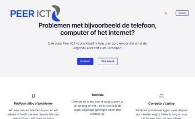 Schermafbeelding van peerict.nl
