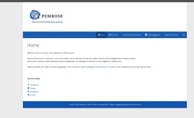 Schermafbeelding van pemrose.nl