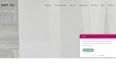 Schermafbeelding van penosa.nl