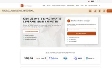 Schermafbeelding van peppol.nu