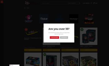 Schermafbeelding van perfectfireworks.com