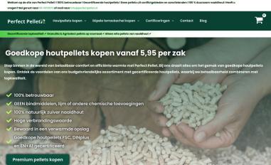 Schermafbeelding van perfectpellet.nl