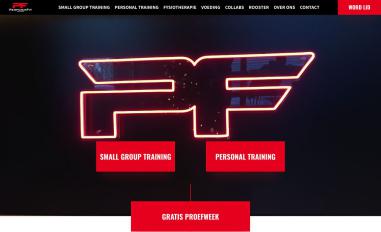 Schermafbeelding van performfit.nl